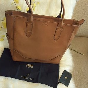 Frye Tan Leather Shoulder Bag